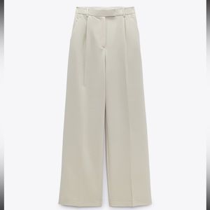 Zara High Waist, Wide Leg Trousers in Medium